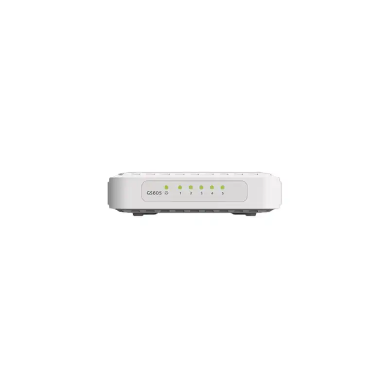 NETGEAR GS605v4 - Commutateur - non géré - 5 x 10 - 100 - 1000 - de bureau (GS605-400PES)_1